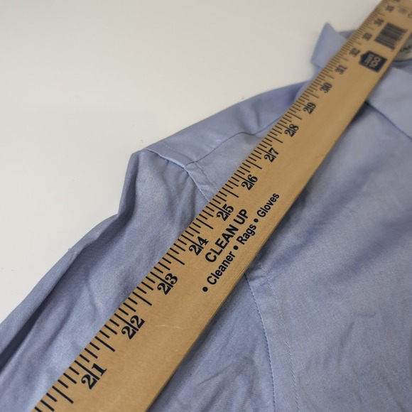 Coach‎ Oxford Blue Button Down Short Medium Long Sleeve - Picture 5 of 8